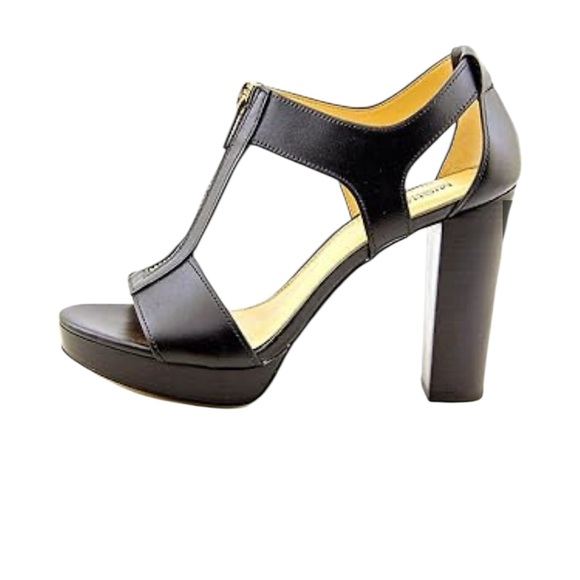 Elegant Michael Kora Black Women's Heeled Sandals - Picture 2 of 5